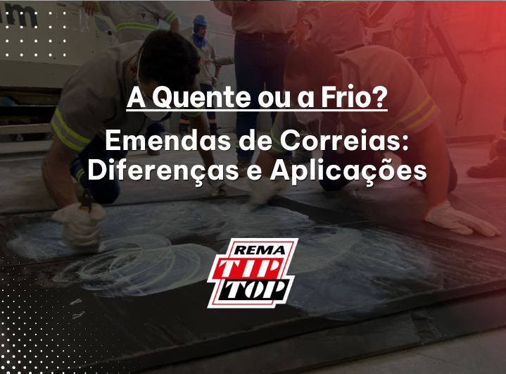 Emendas de correias transportadoras: O que é, diferenças entre vulcanização a quente e a frio.